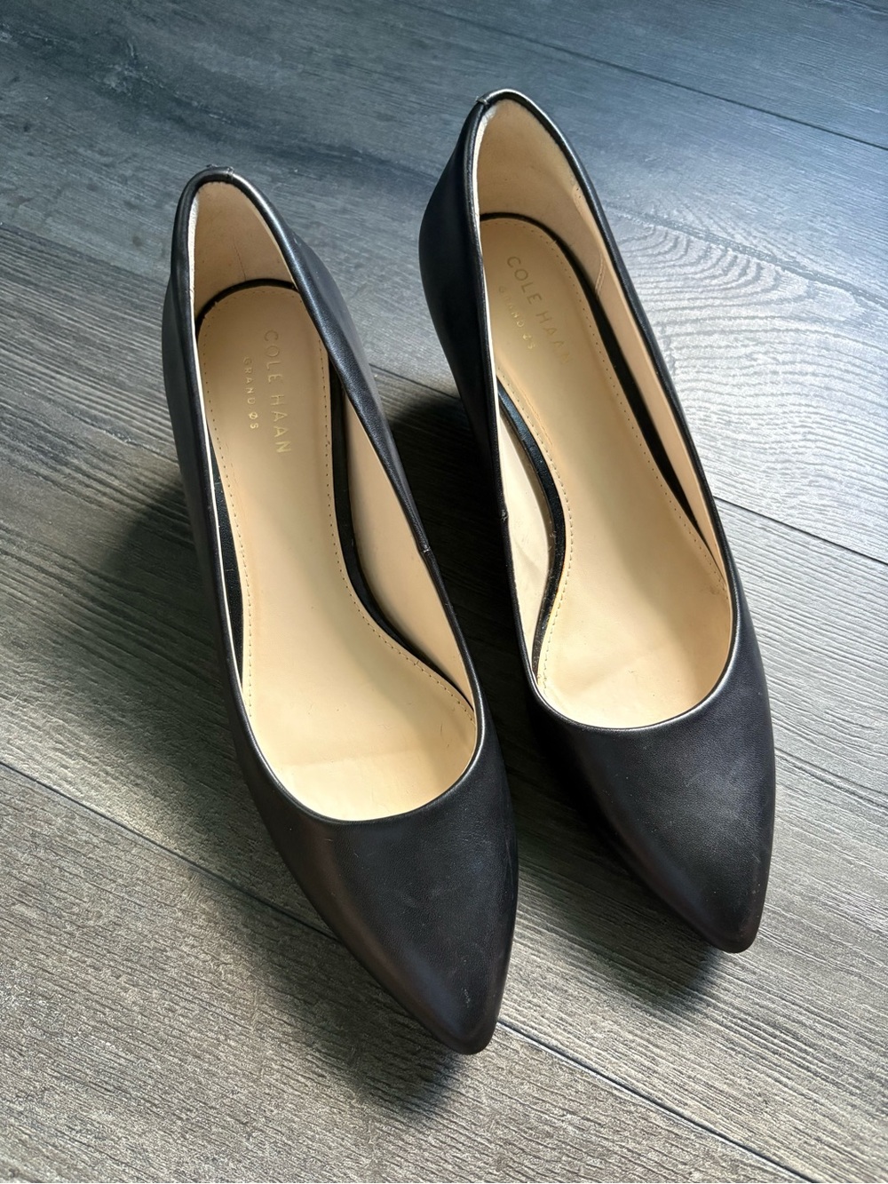 Cole Haan Womens Quincy Pump Black Style #W11203 Size 6 1/2 B